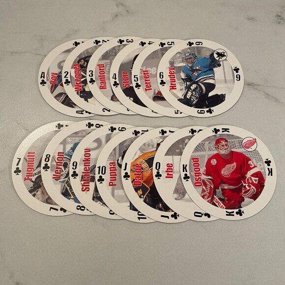 Vintage NHL Goalies Playing Cards 1998-1999 - Complete Deck - Picture 8 of 9